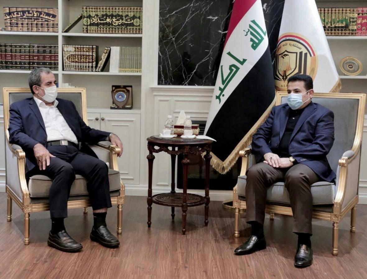 خبرنگاران معاون ستاد کل نیروهای مسلح ایران با مشاور امنیت ملی عراق ملاقات کرد