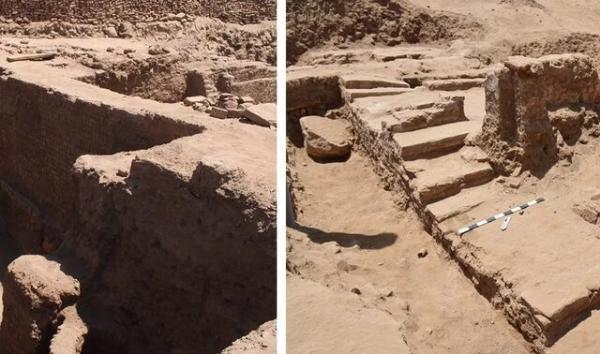 کشف گرمابه در معبد باستانی مصری